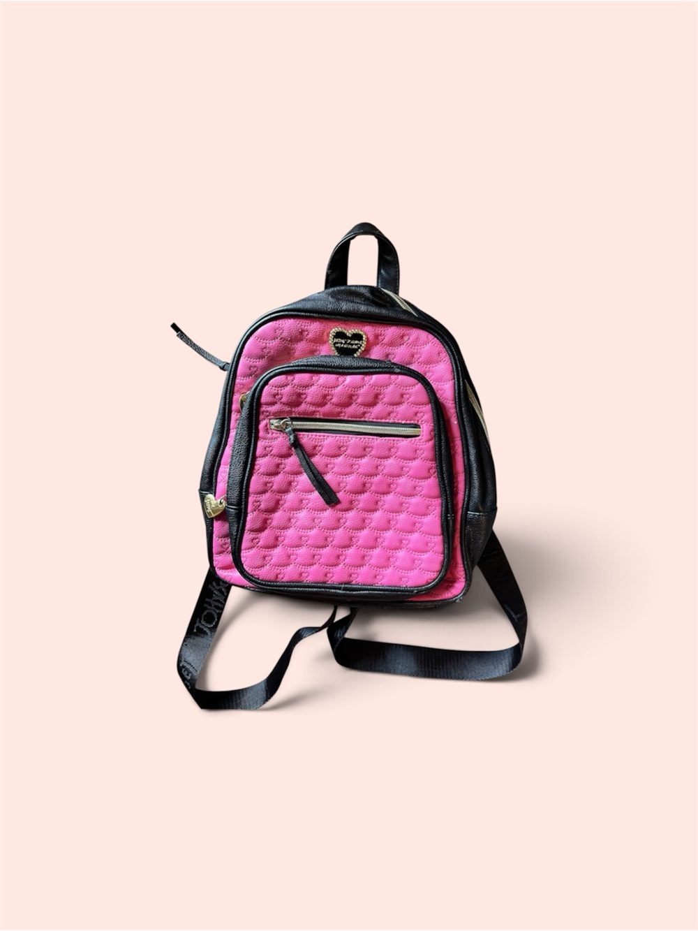 Betsey Johnson Pink Mini Backpack